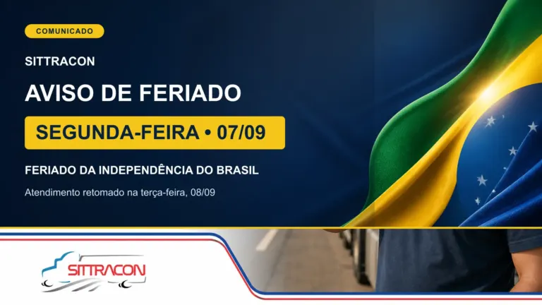 Aviso de feriado personalizado para SITTRACON