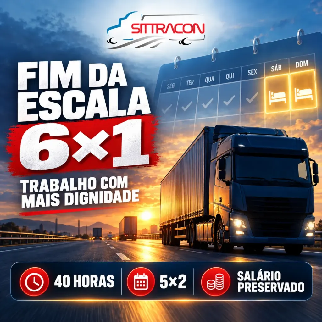 Fim da escala 6x1 — SITTRACON